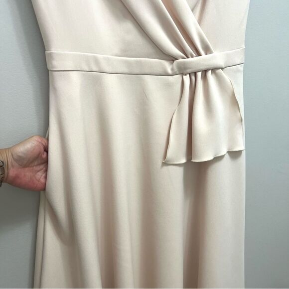 NWT Gal Meets Glam Lydia Dress A Line Fit & Flare Knee Length Pockets in Oatmeal - Picture 5 of 11